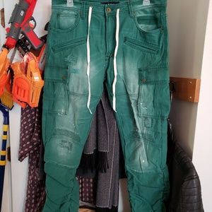 Green urban Designer jeans, new with tags
